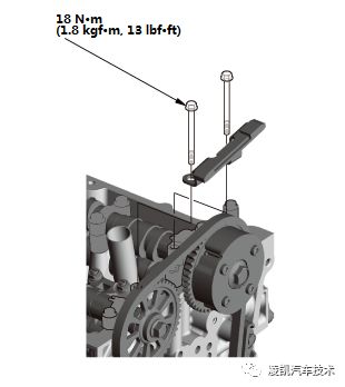 本田l15b2地球梦发动机正时链条安装(正时校对)