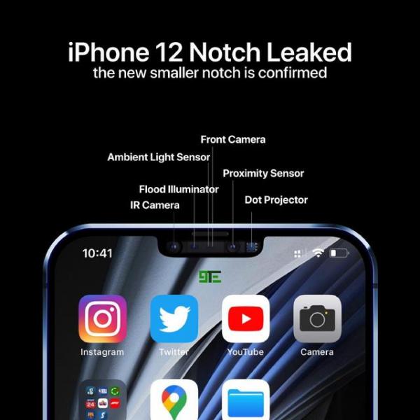 iPhone 12刘海会变小，真全面屏要再等等了！