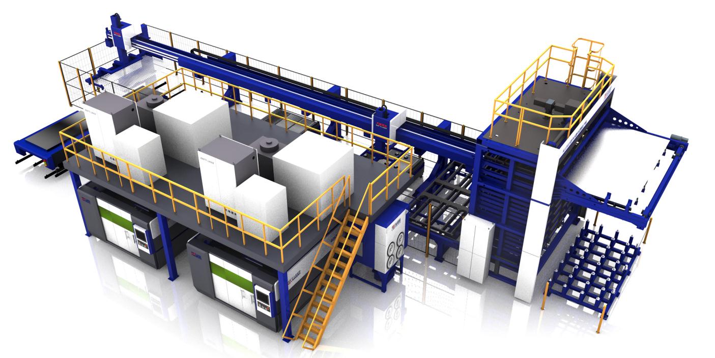 大族激光alu自动上下料生产线助力产业升级