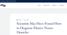 科学家或已发现诊断难以捉摸的神经系统疾病的方法