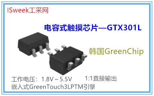 单键触摸触控感应芯片（抗干扰低功耗）GTX301L