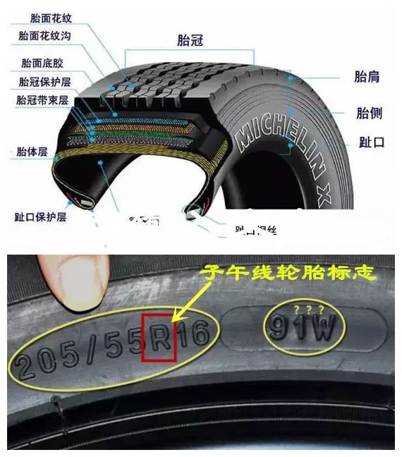 轮胎解释图图片